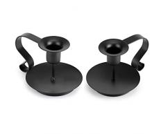 CheeseandU Kerzenständer, Retro-Stil, Eisen, Kegelhalter, Kerzenhalter, Kerzenhalter, Kerzenleuchter, für Valentinstag, Hochzeit, Esszimmer, Dekoration, 2 Stück