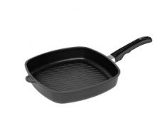 WESCO 345428-62 Eckpfanne mit Grillboden flach 28 x 28 cm, Höhe: 5 cm