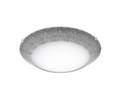 EGLO Deckenleuchte, Chrom, transparent