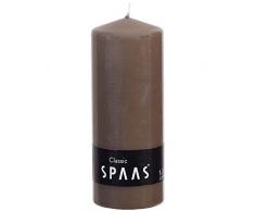 Spaas Zylinderkerze, 80/200, Taupe