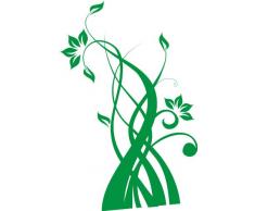 INDIGOS 4051095033554 Wandtattoo w320 Ranke Pflanzen Wandauskleber in 3 Größen, 120 x 73 cm, grün