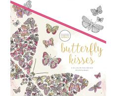Kaisercraft Malbuch Butterfly Kisses, Paper, Multicolour, 25 x 25 x 0.6 cm