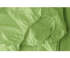 Gabel-mehr Farbe und Wohlbefinden Bettlaken, Perkal, Baja, Doppelbett King Size, 210 x 180 x 0.3 cm