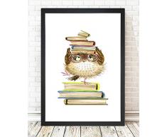 Bonamaison dekorativ 100% Mdf Malerei für Startseite,Gemälde für Wohnzimmer, Kunstdruck für Küche, Gerahmte Bilder für Schlafzimmer 24X29 Cm, 1 Stück - Hergestellt in der Türkei