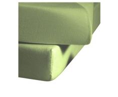 Fleuresse Colours L Bettlaken, Satin, jadegrün, 38.2 x 26.8 x 2.2 cm