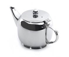 Berghoff Classic Spiegel Finish Teekanne, Edelstahl, Silber, 18,5 x 10,5 x 11,5 cm