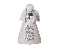 Roman Inc. 12205 Dekofigur H This is The Day, Engel mit Kreuz