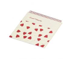 Pagna 13946-15 Hochzeit Spiralalbum 310 x 320 mm Kirschherzen 40S, rot
