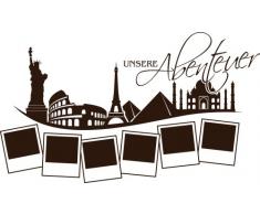 Graz Design 160057_57_080 Wandtattoo Fotorahmen Bilderrahmen Urlaub