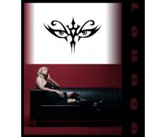 INDIGOS 4052166029070 Wandtattoo w149 Augen, Tribal, Fantasy Wandaufkleber 120 x 78 cm, violett