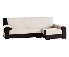 Eysa Bianca Nicht elastisch Sofa überwurf Chaise Longue 290 cm rechts, frontalsicht, Baumwolle, 00-Ecru, 37 x 9 x 29 cm