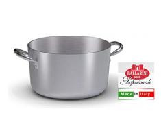 BALLARINI Profi Kasserolle Media mit 2 Griffen, Aluminium, Grau, 24 cm