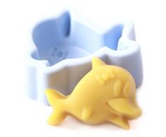 World Of Moulds, Silikonform mit Delfin, 9 x 7,5 x 3,5 cm