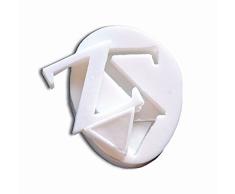 silikomart 71.208.00.0096 Backform für Kuchen SLK108 Buchstabe Z Silikon, Weiß