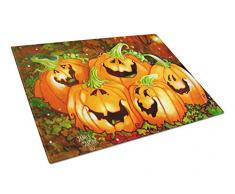 Caroline Treasures pjc1071lcb SO EINE Glowing Persönlichkeit Kürbis Halloween Glas Schneidebrett, groß, Multicolor