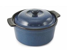 GALILEO Casa 2174516 Schmortopf mit Deckel, 18 cm, blau
