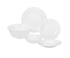 Dajar Tafelservice Hartglasgeschirr Tafelset, Essservice Every Day 41 TLG LUMINARC, Weiß