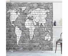 Polyester-Home Decor Kollektion-Badezimmer Dusche Vorhang Set mit Haken