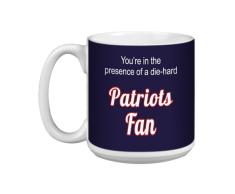 Tree-Free Greetings Jumbo-Tasse mit Motiv Patriots, für Fußballfans, künstlerisch, Jumbo-Becher, mehrfarbig, 570 ml