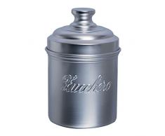 Excelsa Zuckerdose, aus Aluminium, Silberfarben