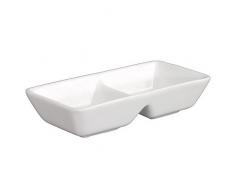 Holst Porzellan YK 001 Duo Schale 11 cm YoYo, weiß, 11 x 5.5 x 2.5 cm, 6 Einheiten