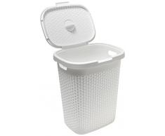 Addis 50 Liter Trüffel Kunstleder Rattan Geschenkkorb, Eltern cremefarben