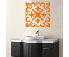 INDIGOS 4052166068734 Wandtattoo w425 Pflanze Blume Wandaufkleber 120 x 120 cm, orange