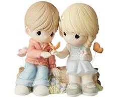 Precious Moments, Sie mir Schmetterlinge, Bisque Porzellan Figur, 144010