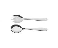 Tramontina 63960/127 Essentials Salatbesteck, 2 teiliges Set, Salatgabel und Servierlöffel, Edelstahl AISI 430