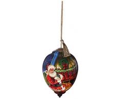 Unbekannt NeQwa Limited Edition Weihnachtsmann und Weihnachtsbaum-Ornament, Mehrfarbig