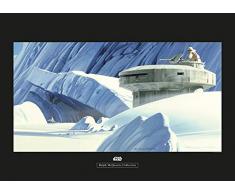 Komar Wandbild Star Wars Classic RMQ Hoth Echo Base | Kinderzimmer, Jugendzimmer, Dekoration, Kunstdruck | ohne Rahmen | WB146-70x50 | Größe: 70 x 50 cm (Breite x Höhe)