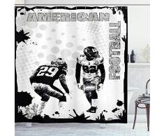 ambesonne Polyester-Home Decor Kollektion-Badezimmer Dusche Vorhang, Textil, Multi 16, 69W x 75L