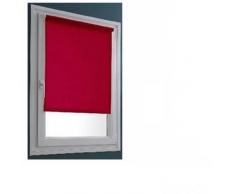 DécoBase DB75150 Verdunklungsrollo, ohne Bohren, rot, 52 x 170 cm