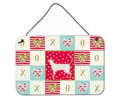 Carolines Treasures Siamesische Moderne #1 Katzenliebe, Türaufhänger, Wanddekoration, Mehrfarbig