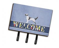 Caroline s Treasures bb5485th68 English Setter Welcome Wandhaken, Triple, Multicolor