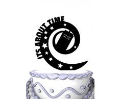 Meijiafei Wedding Cake Topper - Doctor Who Inspired Its About Time for Vow Renewal Party Supplies - Collection