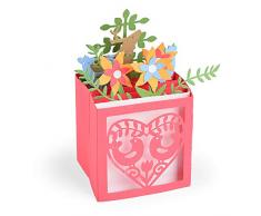 Sizzix Thinlits Stanzformen Set 12Pk Karte in einer Box, Weihnachtskarte