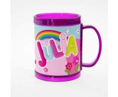 H&H 03873010033 Kinderbecher - Namensbecher, Kunststoff, Mehrfarbig