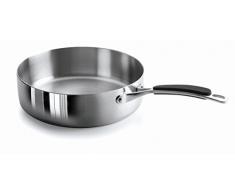LACOR SAUTEUSE TRI-Metal 24 cm, TRImetal, Grey