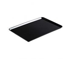 thermohauser Serviertablett aus Melamin schwarz, 42,0 x 28,0 cm
