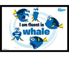 Unbekannt Trends International Wand Poster FC Barcelona Neymar JR Gerahmte Version 22.375 x 34