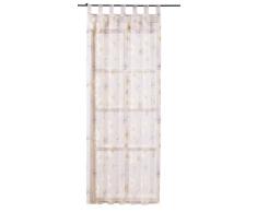 Traumwelten Deko- Schlaufenschal Flores 235 x 140 cm braun / 100% Polyester