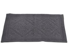 Bessere Trends/Pfanne Overseas Provence Jaquard Bad Teppich, grau, 53,3 x 86,4 cm