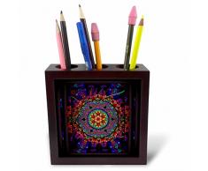 3dRose PH 24852 _ 1 Digital Ölgemälde Oregon Coast Hohe Klippen STAMPFENDEN Wellen Ocean-Tile Stifthalter, 12,7 cm