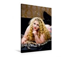 Premium Textil-Leinwand 60 cm x 90 cm hoch, XXL Dessous Girls | Wandbild, Bild auf Keilrahmen, Fertigbild auf echter Leinwand, Leinwanddruck: Plus Size Frau in sexy Unterwäsche (CALVENDO Menschen);CALVENDO Menschen