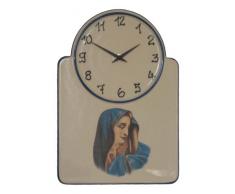 Terra-Keramik tk018 Küchenuhr Keramik Religiöses Motiv Wanduhr