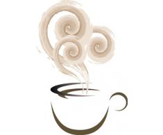 INDIGOS 4051719831320 Wandtattoo ME167 schÃ¶ne Tasse Kaffee 96 x 65 cm