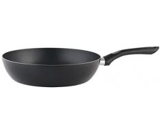 axentia 126231 Aluminium-Bratpfanne, Cucina 2500 antihaftbeschichtet, hochwertige Verarbeitung, Küchenhelfer, Keramik, Halogen, schwarz, 26 cm