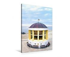 Premium Textil-Leinwand 60 x 90 cm Hoch-Format Pavillon mit Weihnachtsbaum | Wandbild, HD-Bild auf Keilrahmen, Fertigbild auf hochwertigem Vlies, Leinwanddruck von Andrea Dreegmeyer