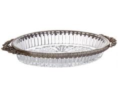 Abbott Collection 34-Boudoir-3560 Seifenschale, oval, gepresst, 15,2 cm, goldfarben